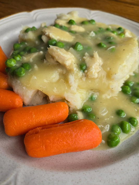 Open Faced Turkey and Gravy