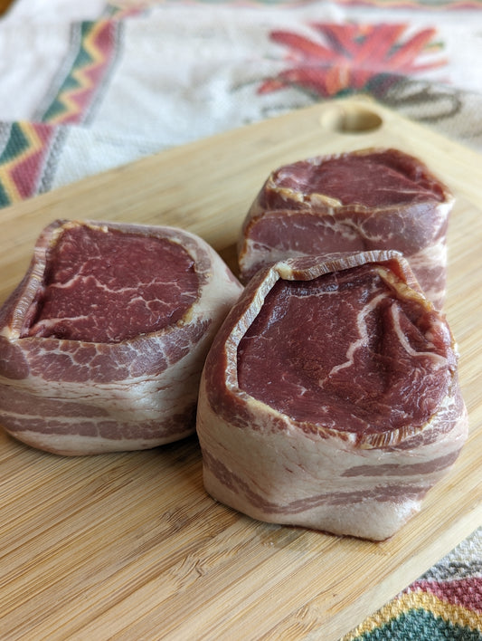 Tenderloin ~ Filets wrapped in Bacon