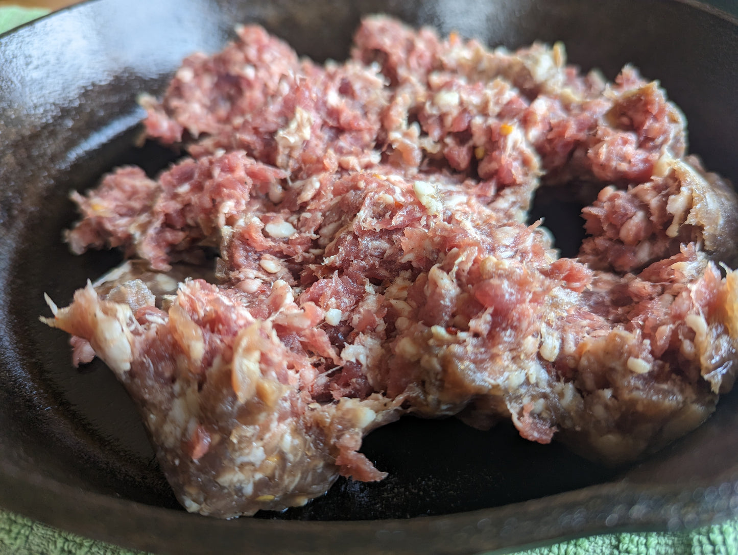 Beef Sausage (ground) ~ Italian Seasoned ~ 50% beef