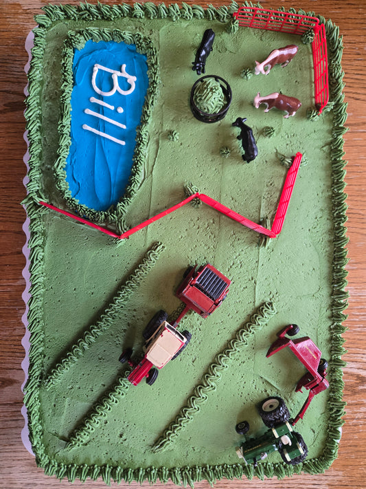 1/2 Sheet Cake ~ about 48 2" servings