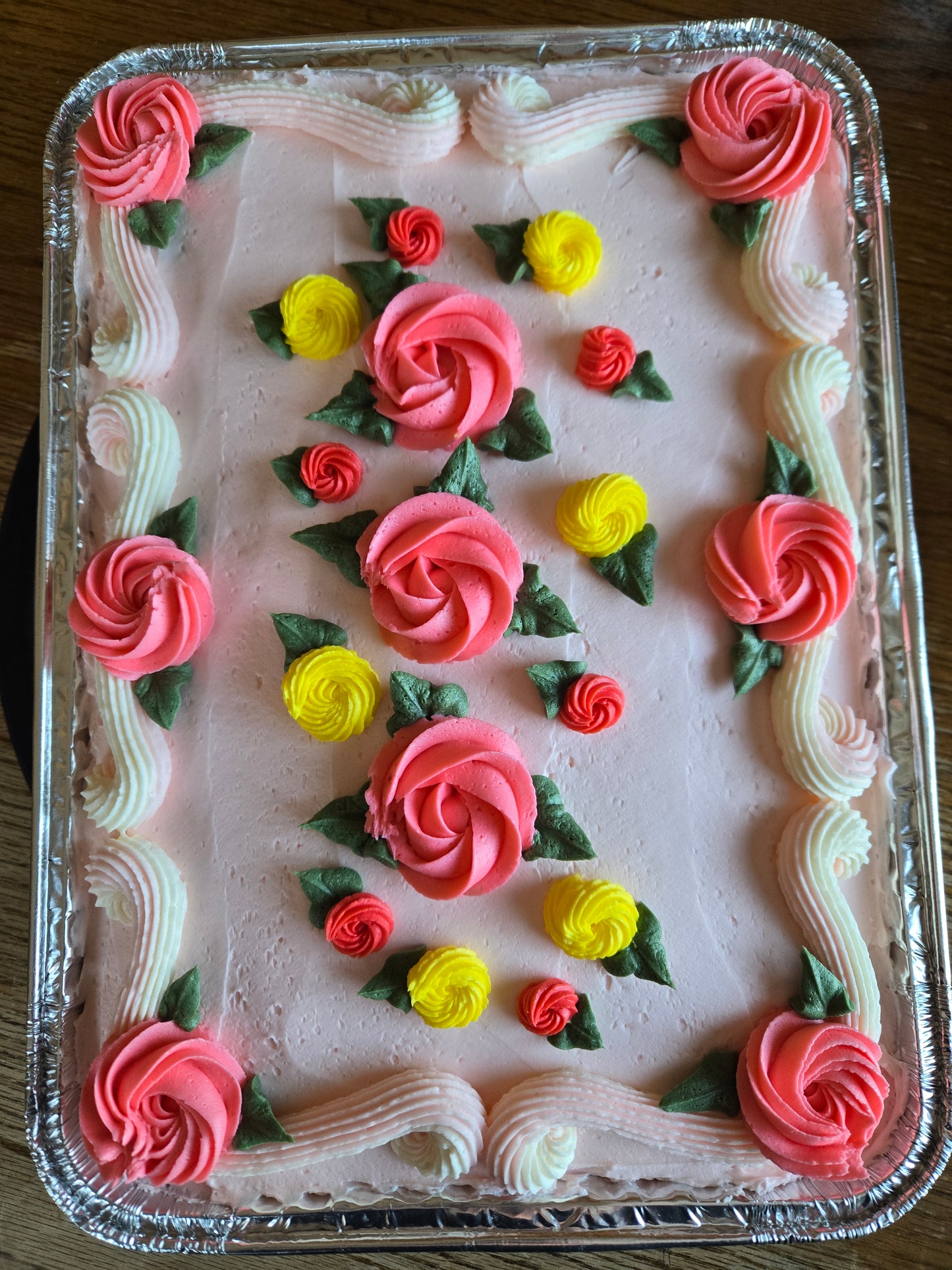 1/4 Sheet Cake ~ Packaging (aluminum pan w/ clear dome top)