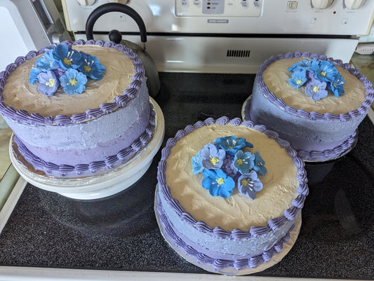 Gathering, 2 Layer Cake ~ Presentation Box ~ about 20 servings